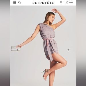 Retrofete ella one shoulder dress
